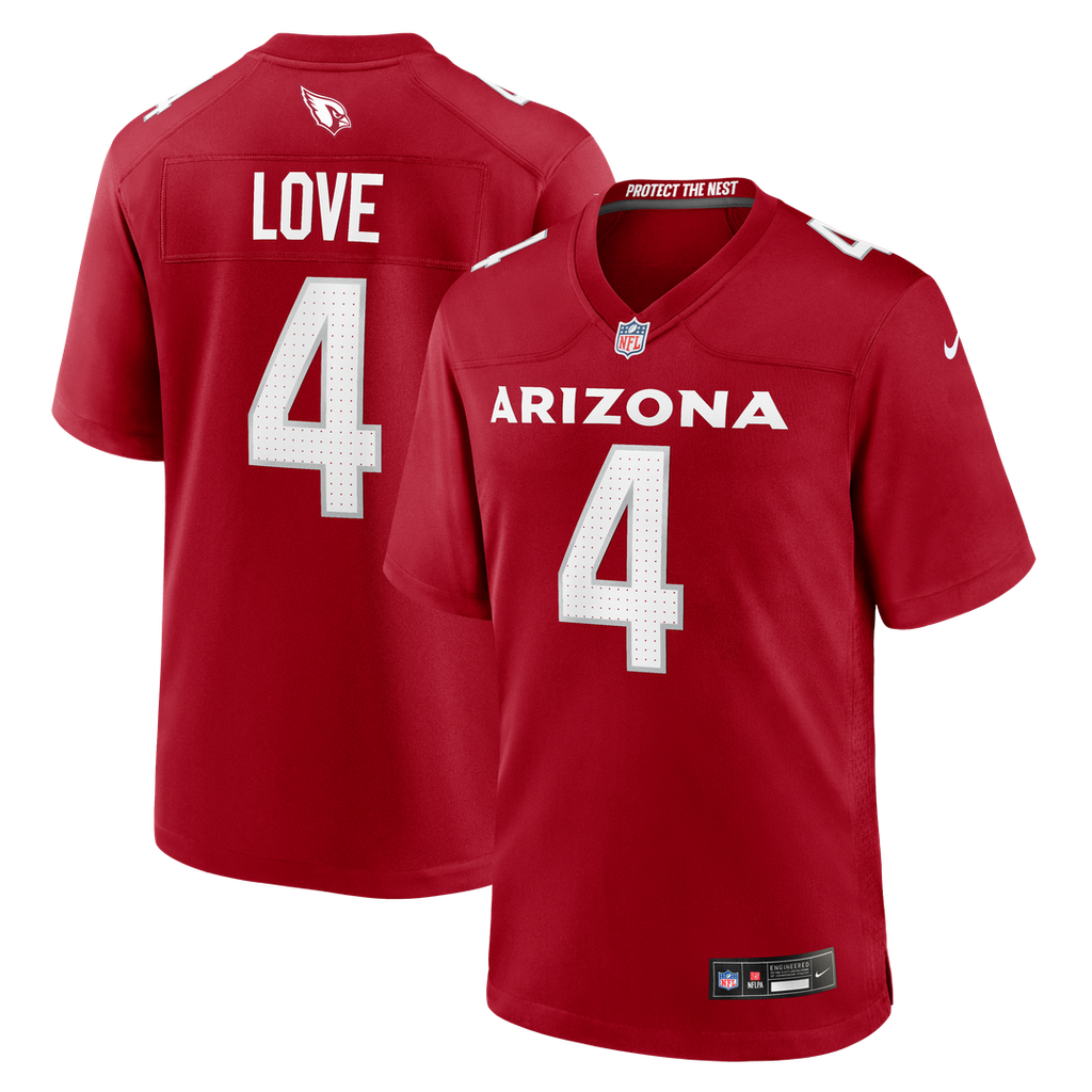 Arizona Cardinals Jeremiyah Love Nike Team Game Jersey - Cardinal