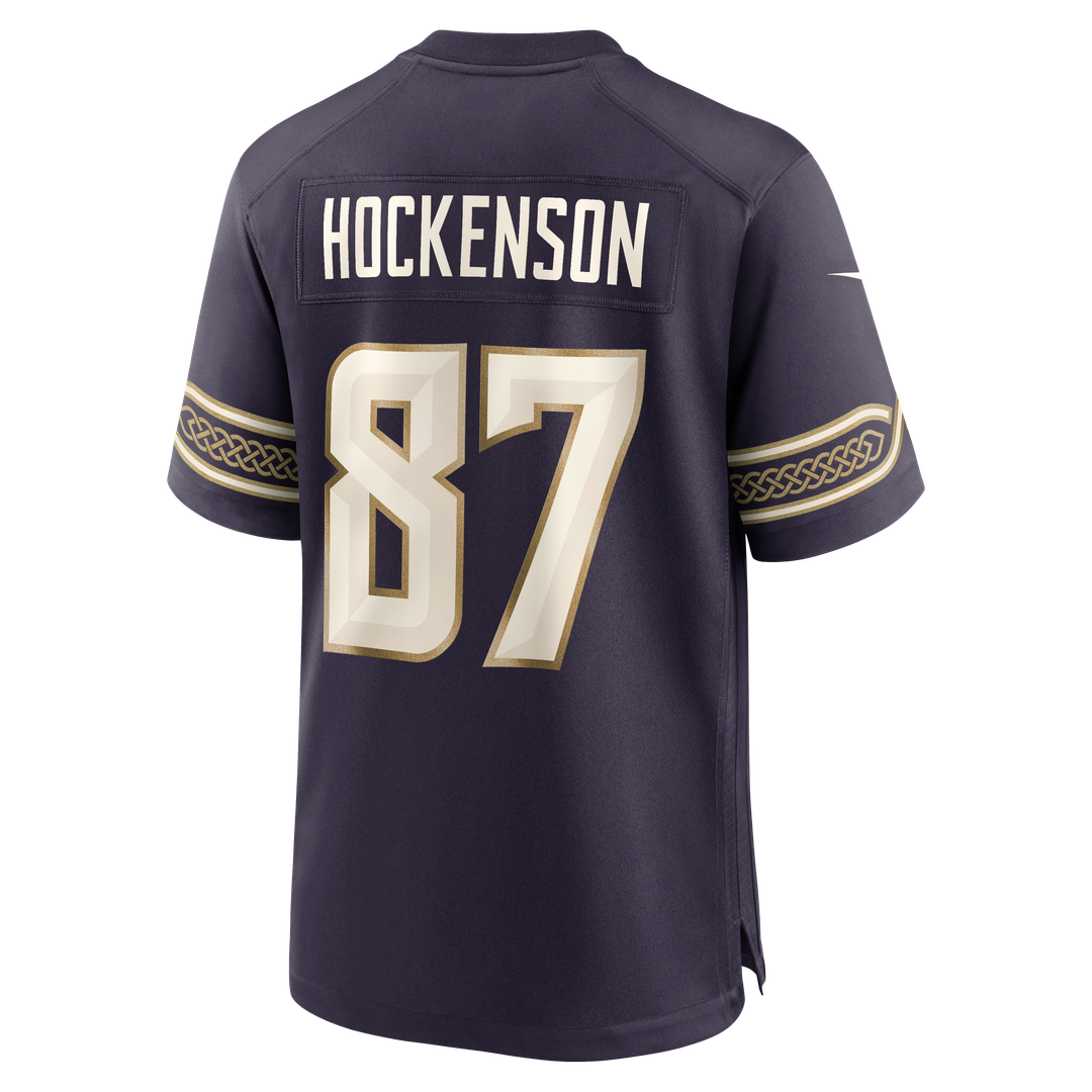 Minnesota Vikings T.J. Hockenson Nike 2026 Rivalries Collection Game Jersey - Purple