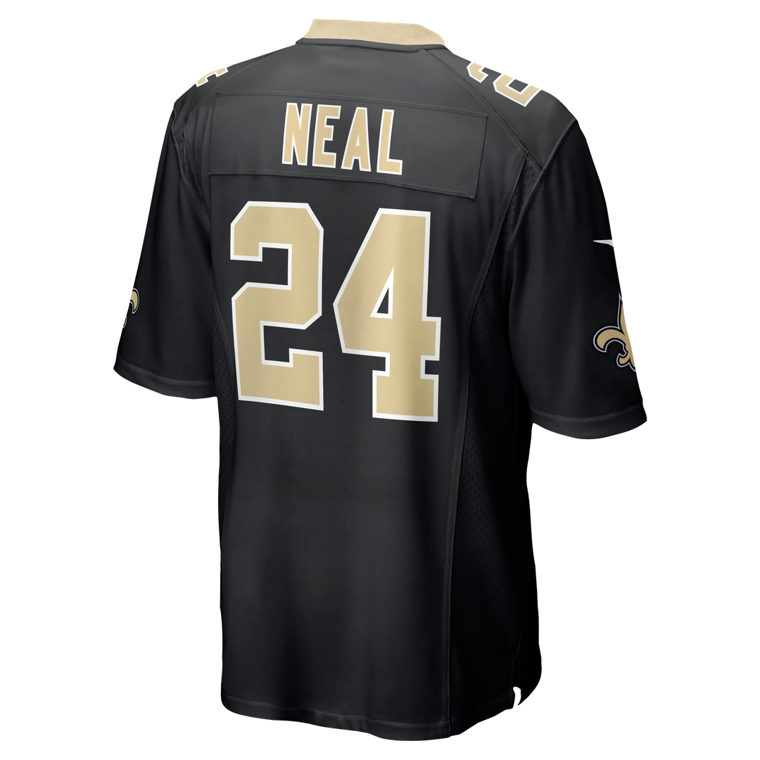 New Orleans Saints Devin Neal Nike Team Game Jersey - Black