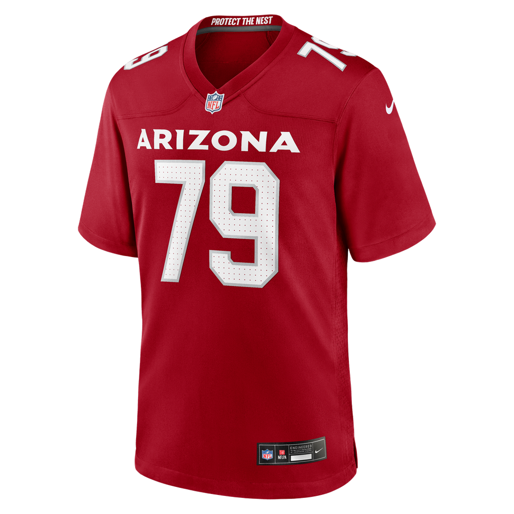 Arizona Cardinals PJ Mustipher Nike Team Game Jersey - Cardinal