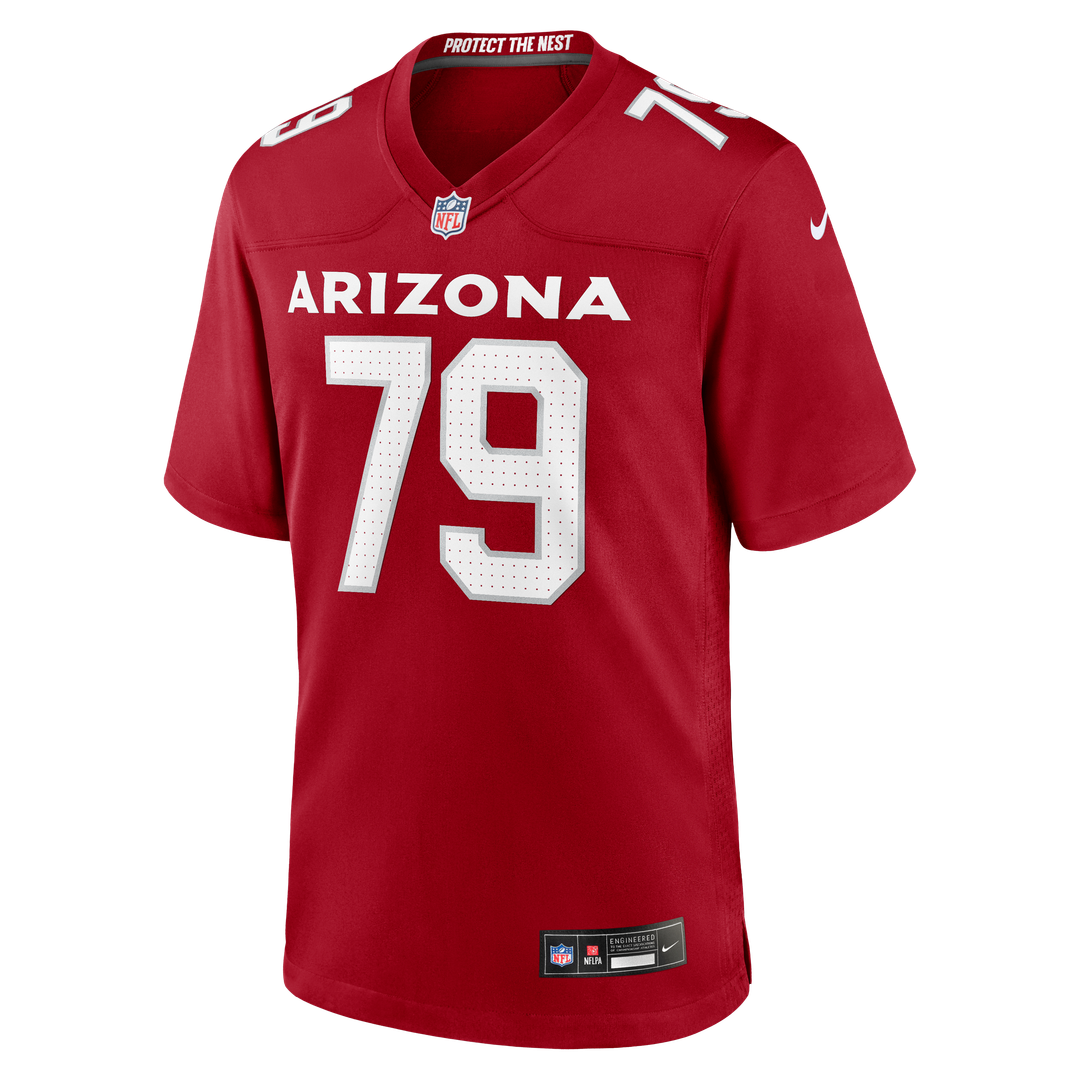 Arizona Cardinals PJ Mustipher Nike Team Game Jersey - Cardinal