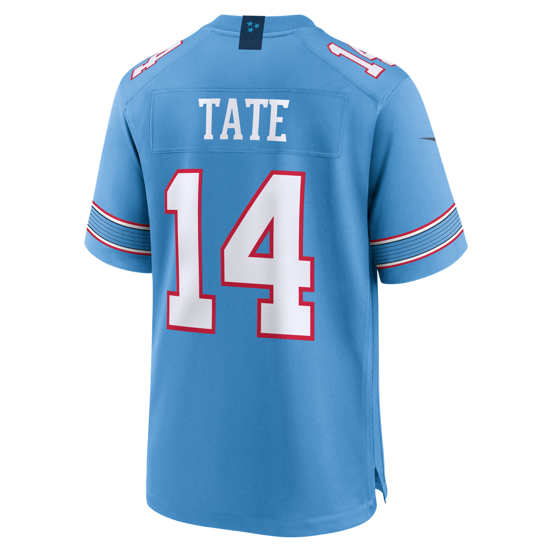 Tennessee Titans Carnell Tate Nike Team Game Jersey - Light Blue