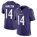 Baltimore Ravens Kyle Hamilton Nike Team Vapor F.U.S.E. Stitched Limited Jersey - Purple