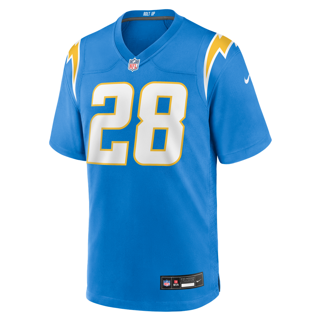 Los Angeles Chargers Hassan Haskins Nike Team Game Jersey - Powder Blue