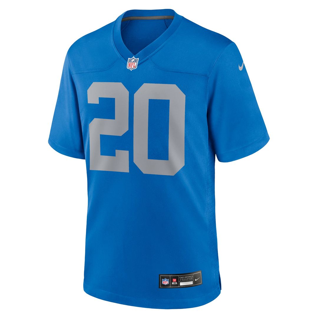 Detroit Lions Barry Sanders Nike Alternate Game Jersey - Blue