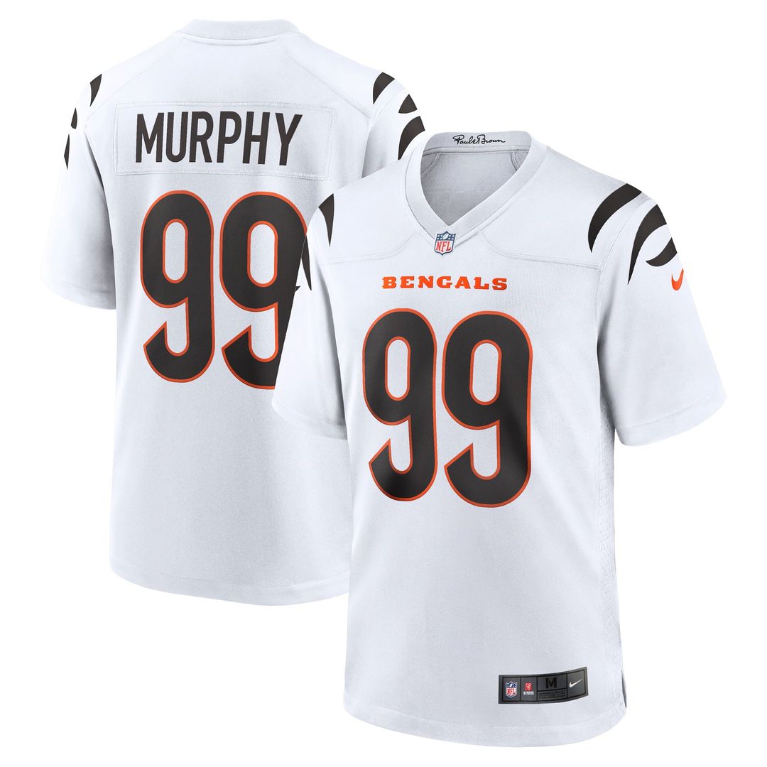 Cincinnati Bengals Myles Murphy Nike Team Game Jersey - White