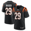 Cincinnati Bengals Kyle Dugger Nike Team Game Jersey - Black