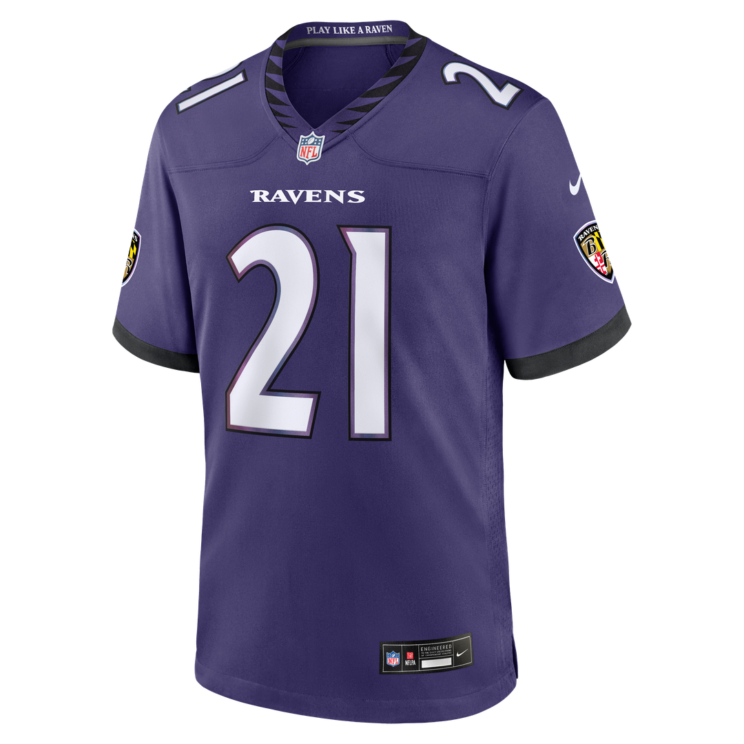 Baltimore Ravens Jaylinn Hawkins Nike Team Game Jersey - Purple