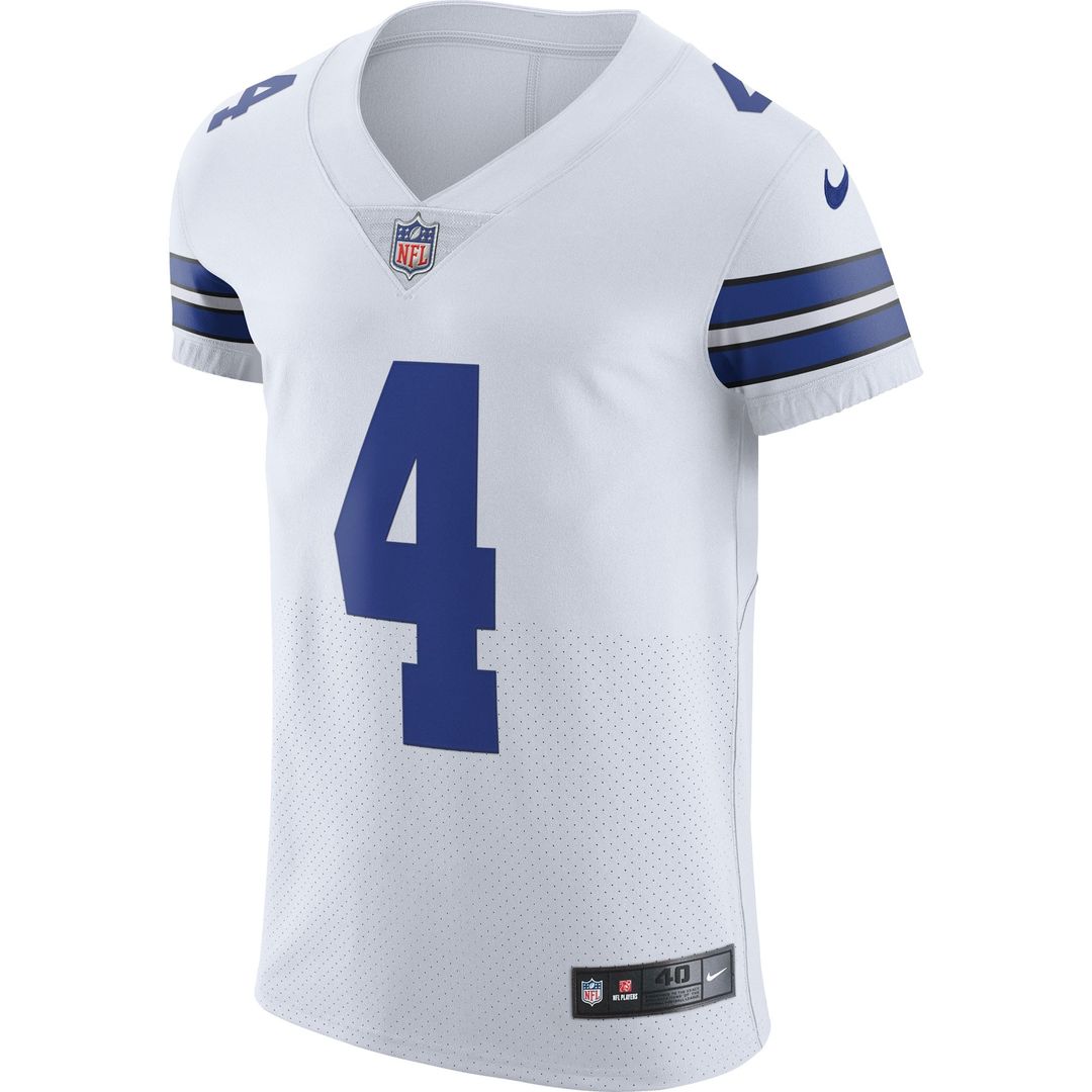 Dallas Cowboys Dak Prescott Nike Vapor Elite Player Jersey - White