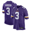 Minnesota Vikings Jordan Addison Nike Game Jersey - Purple