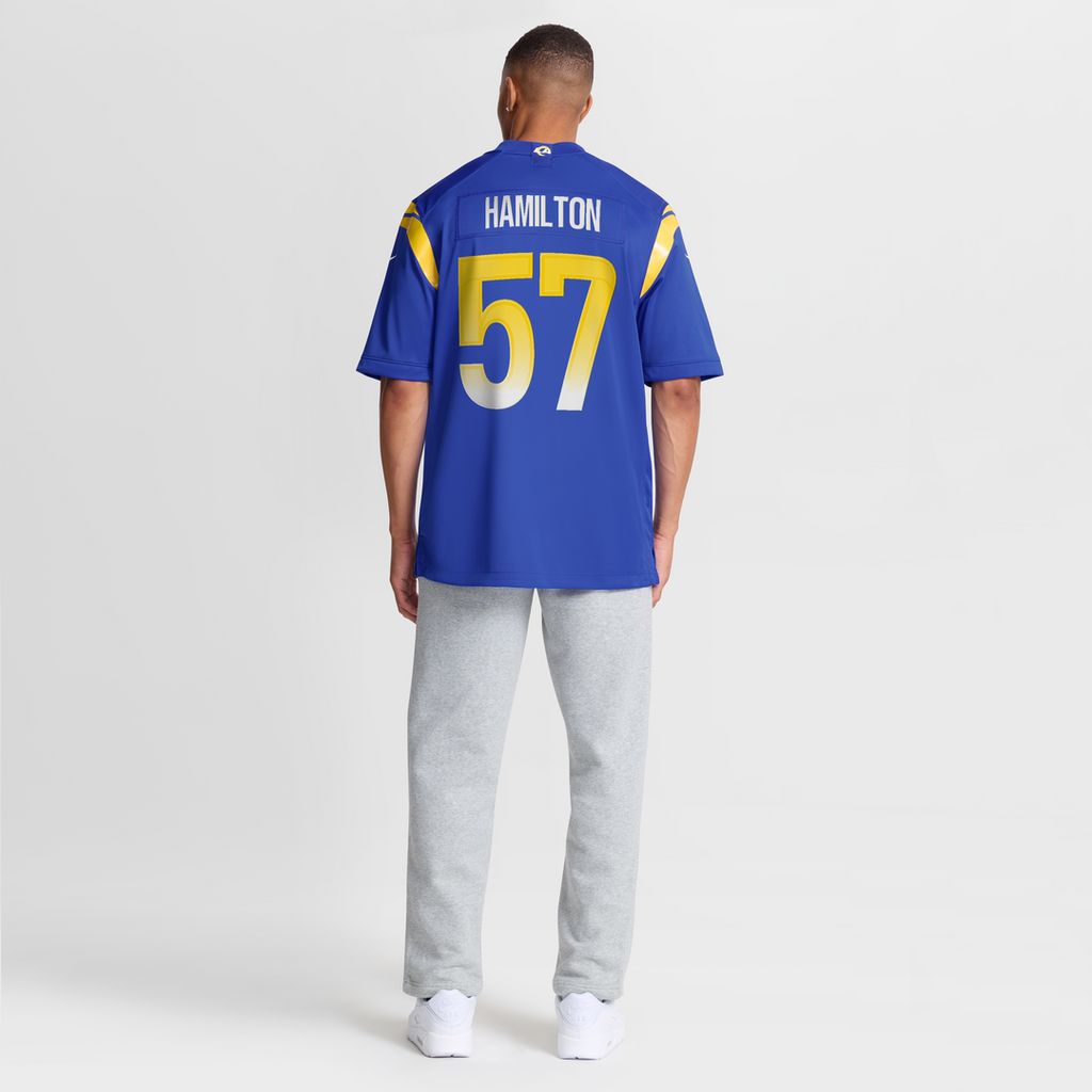 Los Angeles Rams Ty Hamilton Nike Team Game Jersey - Royal
