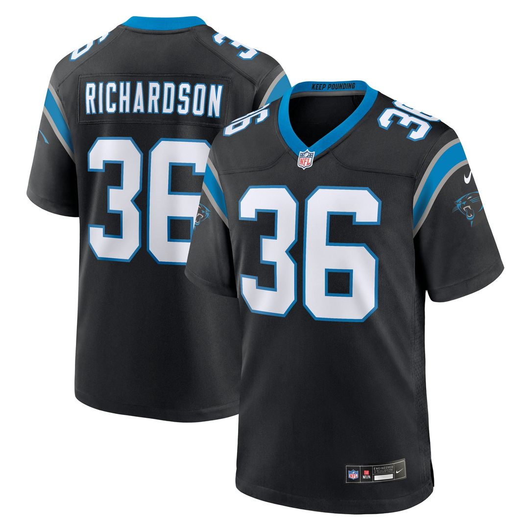 Carolina Panthers Demani Richardson Nike Team Game Jersey - Black