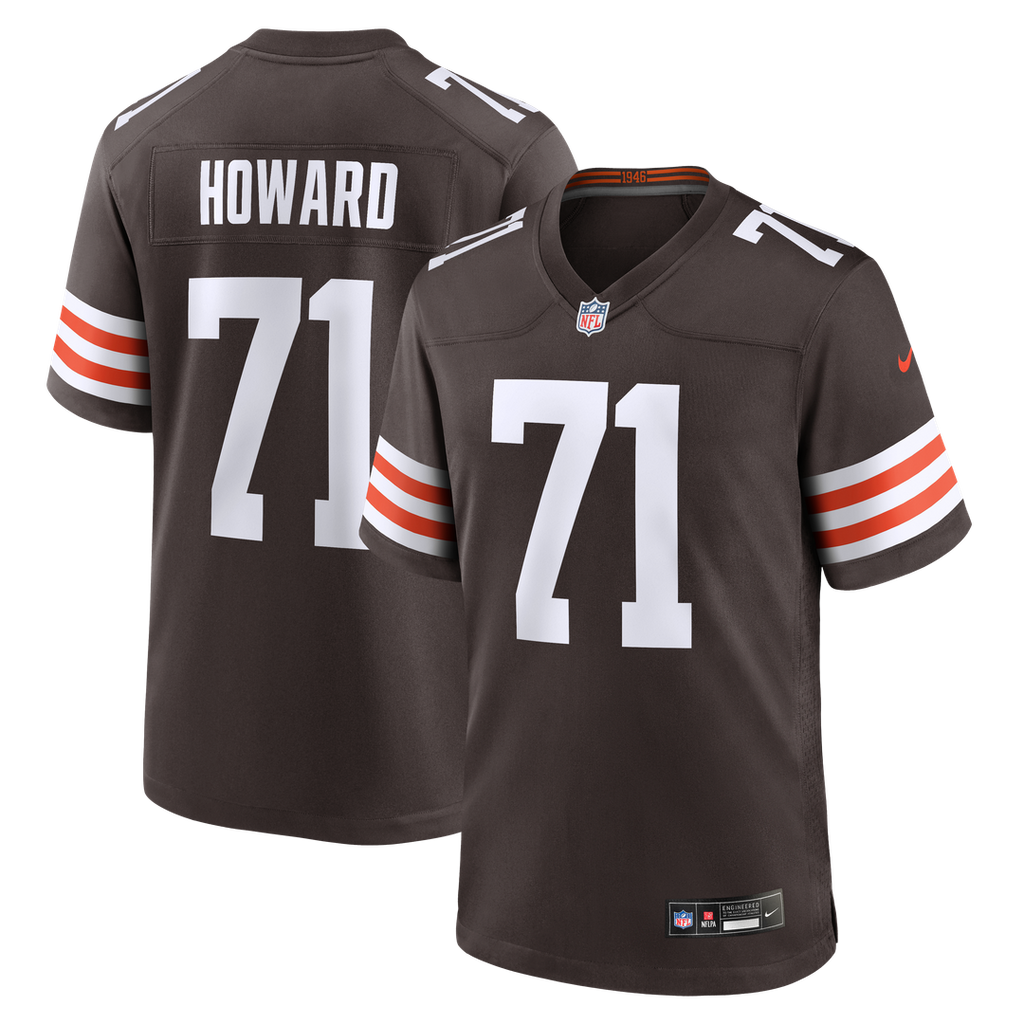 Cleveland Browns Tytus Howard Nike Team Game Jersey - Brown
