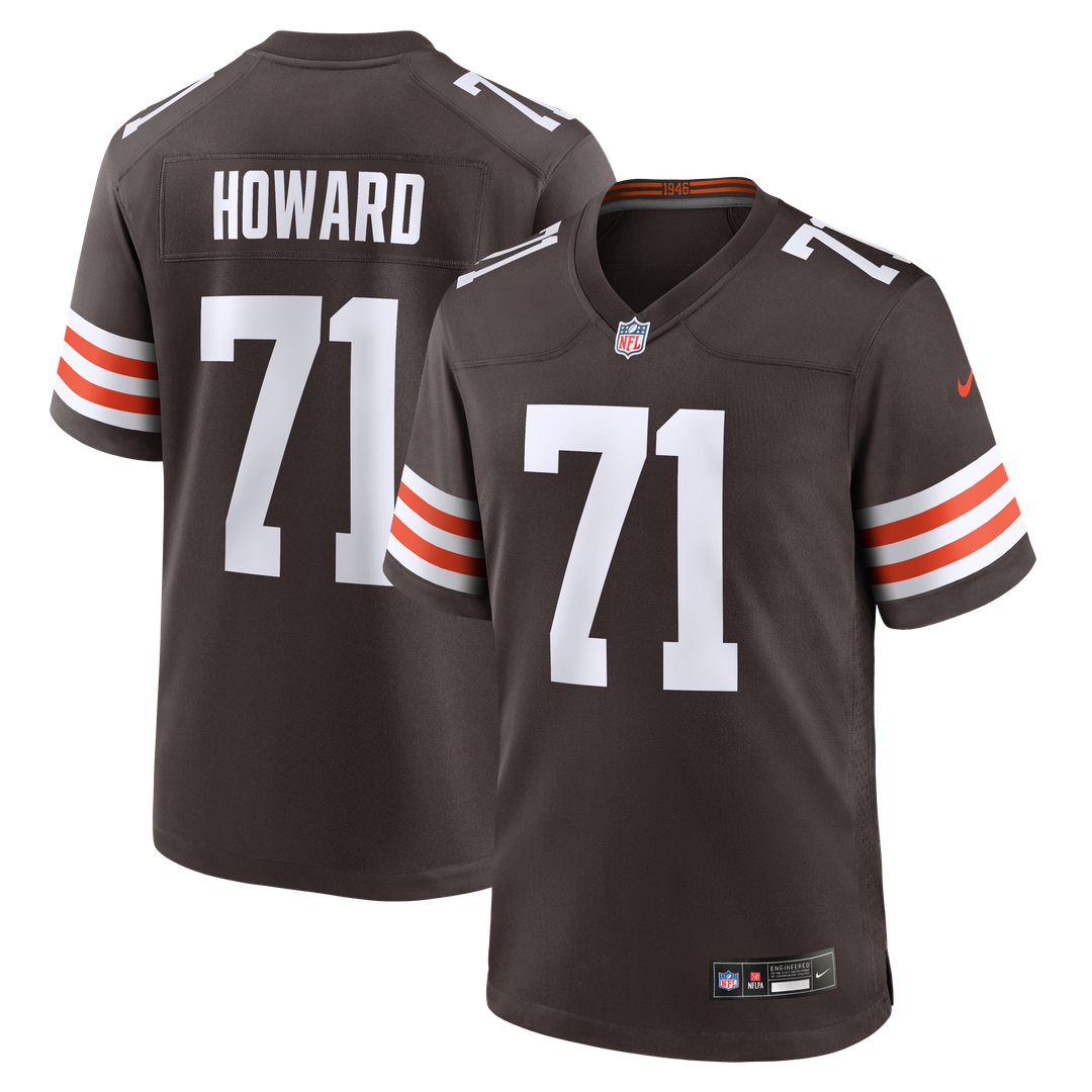 Cleveland Browns Tytus Howard Nike Team Game Jersey - Brown
