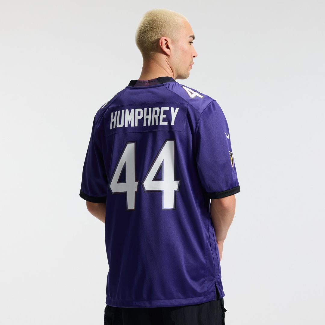 Baltimore Ravens Marlon Humphrey Nike Team Game Jersey - Purple
