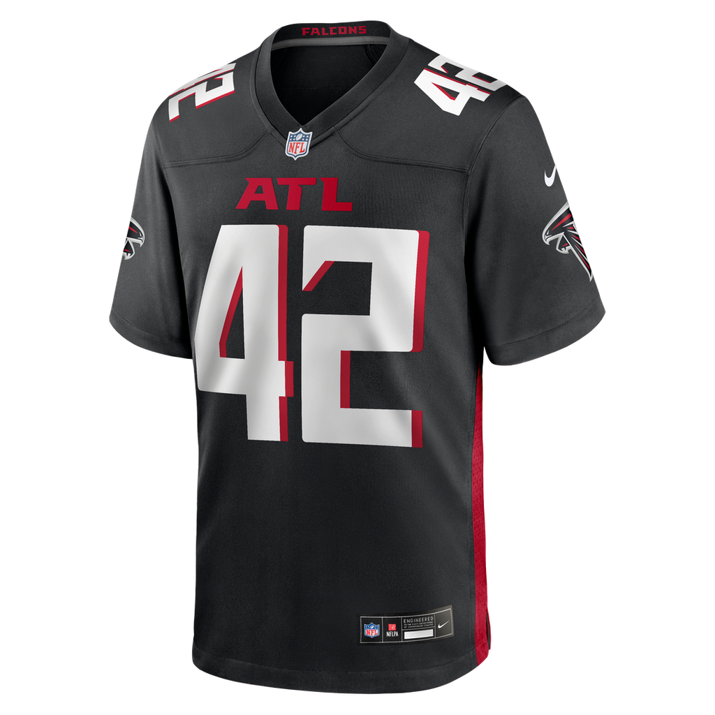 Atlanta Falcons Josh Woods Nike Team Game Jersey - Black