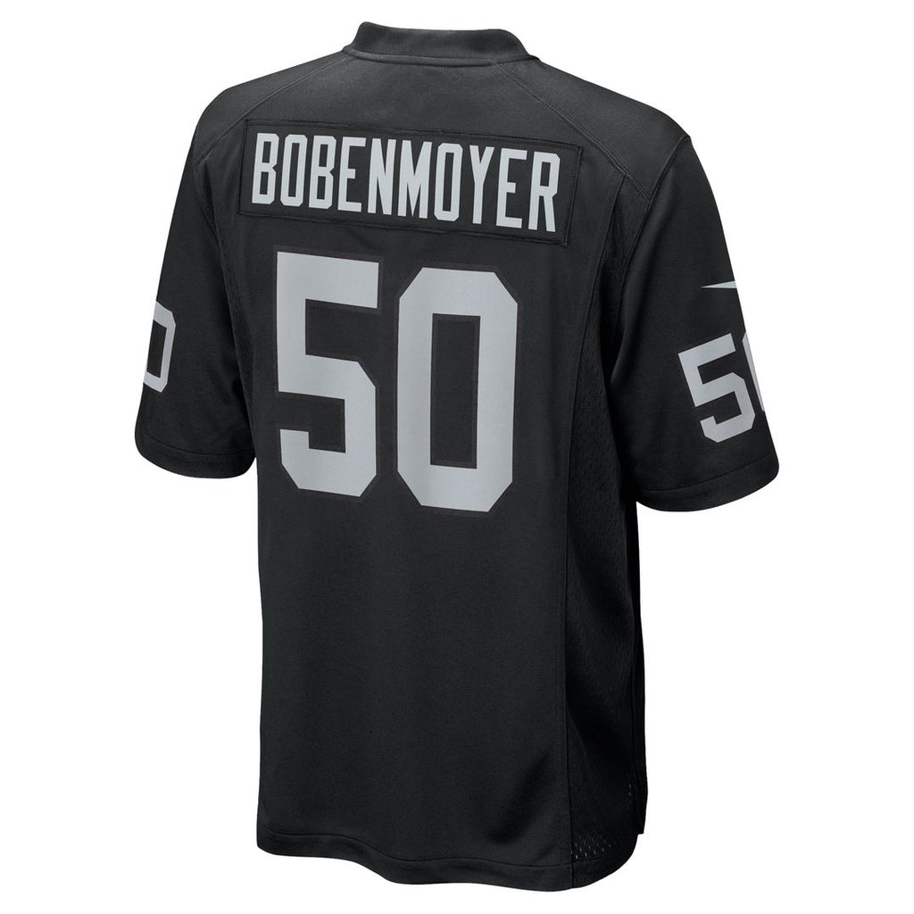 Las Vegas Raiders Jacob Bobenmoyer Nike Game Player Jersey - Black