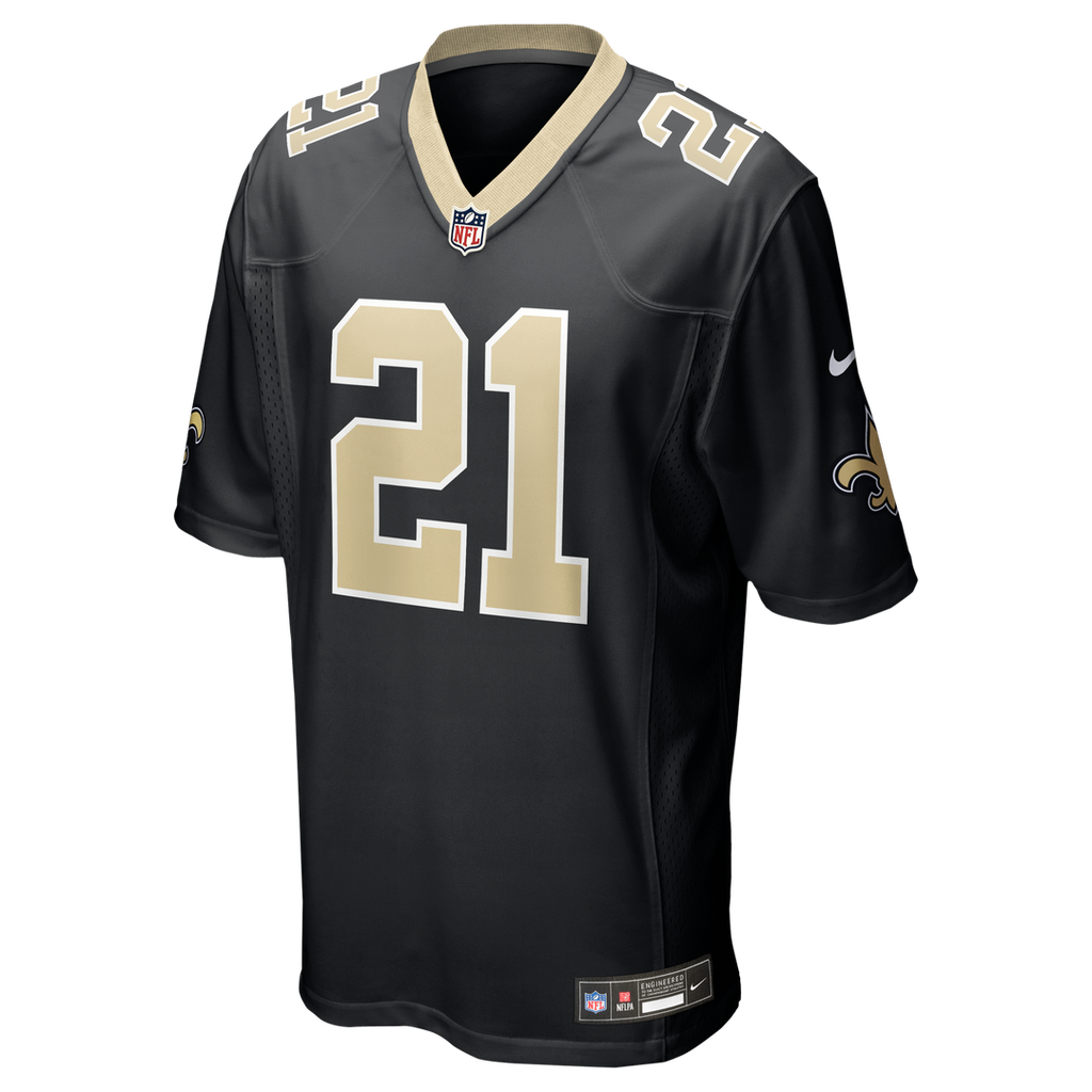 New Orleans Saints Justin Reid Nike Team Game Jersey - Black