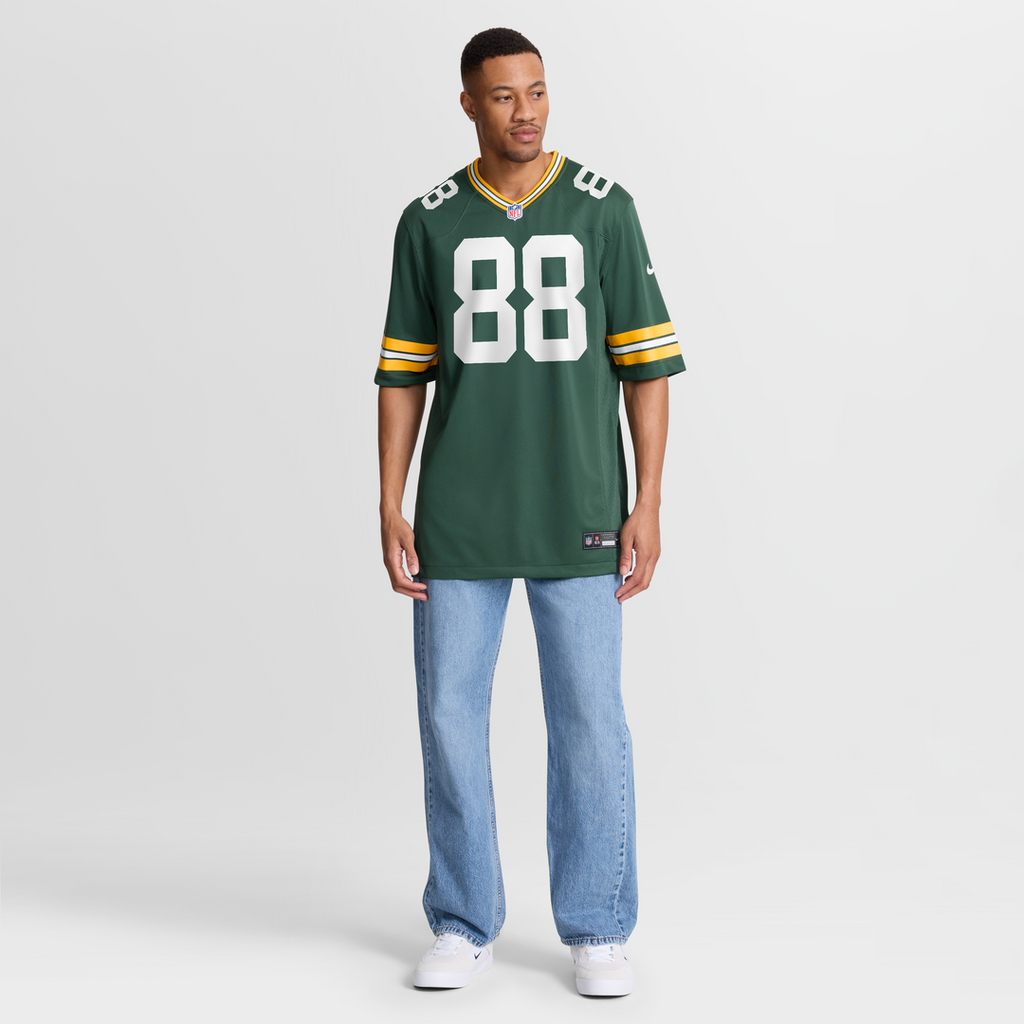 Green Bay Packers Jermichael Finley Nike Game Retired Player Jersey - Green
