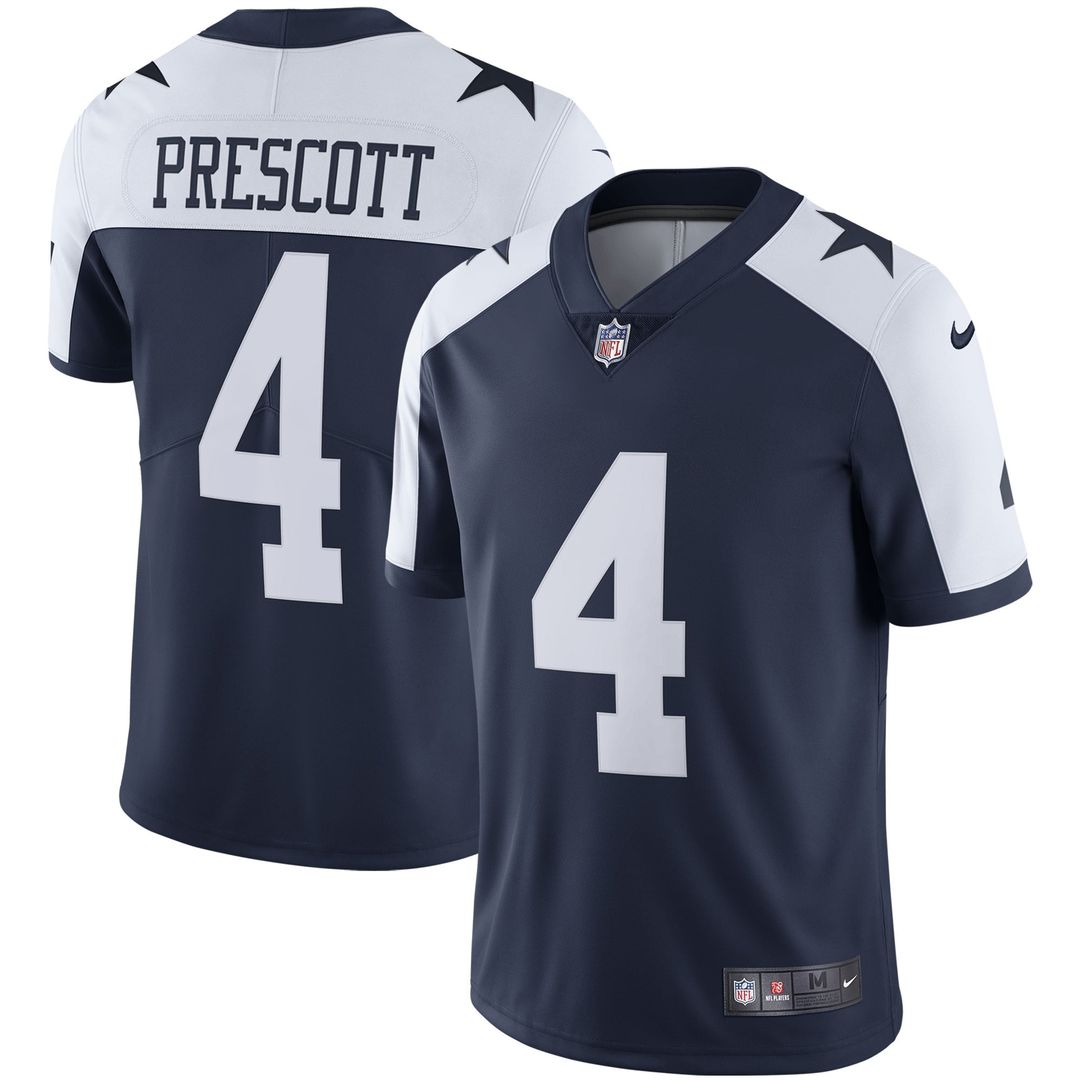 Dallas Cowboys Dak Prescott Nike Vapor Limited Player Jersey - White