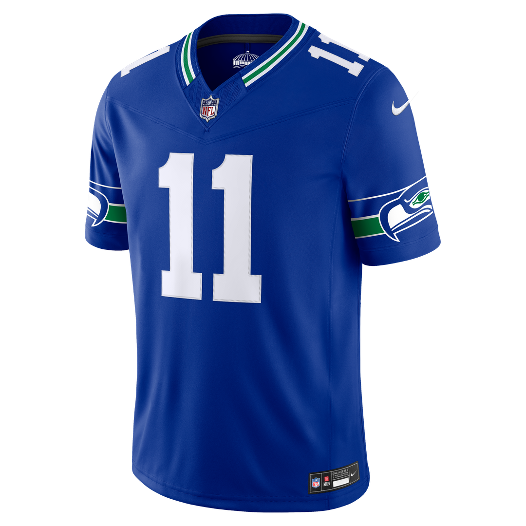 Seattle Seahawks Jaxon Smith-Njigba Nike Alternate Vapor F.U.S.E. Stitched Limited Jersey - Royal
