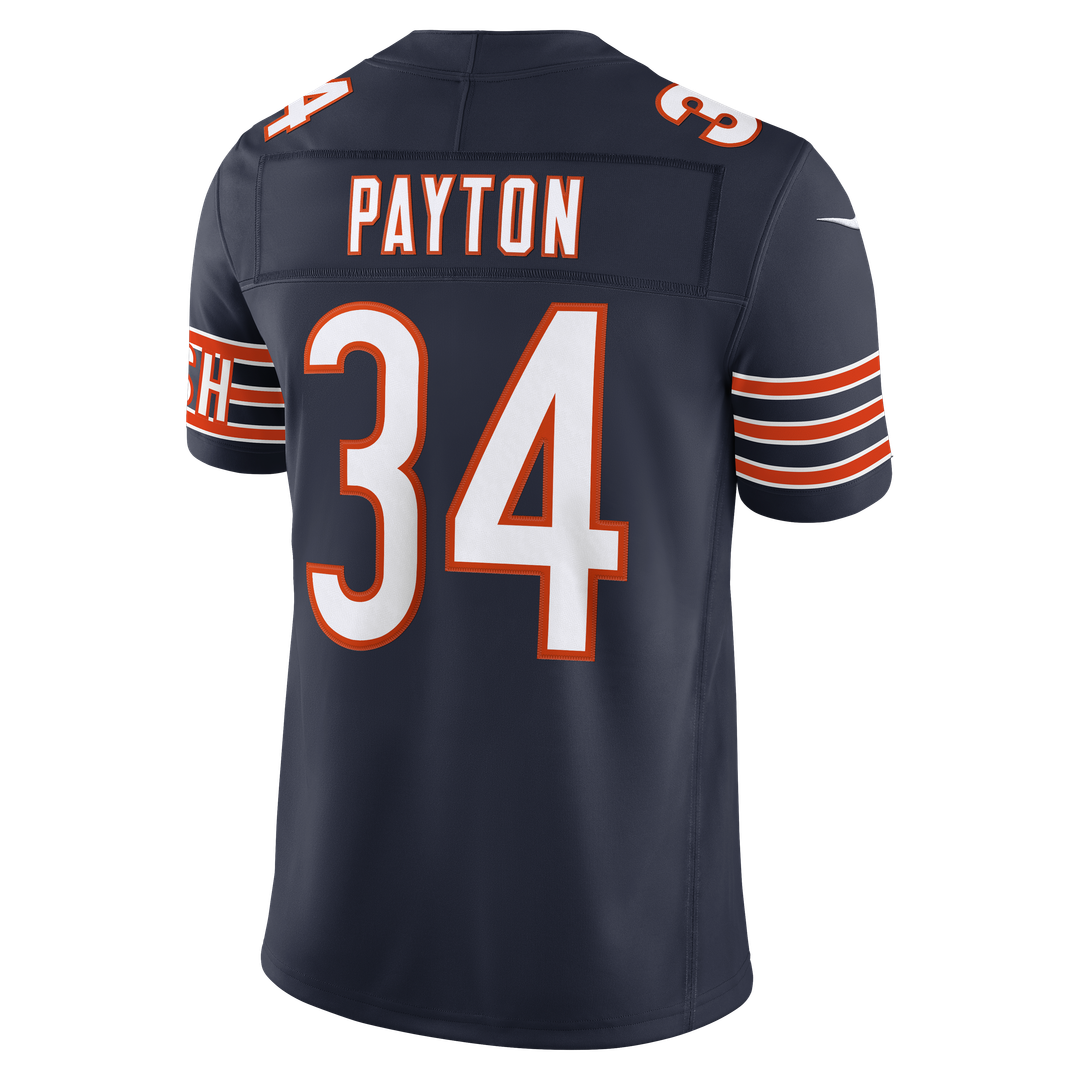 Chicago Bears Walter Payton Nike Vapor F.U.S.E. Stitched Retired Limited Jersey - Navy