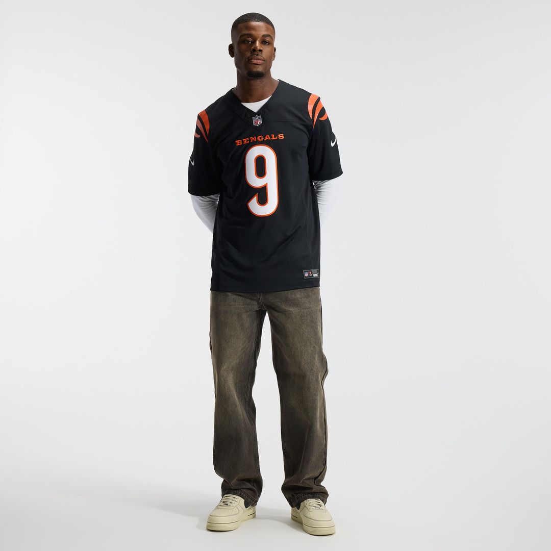 Cincinnati Bengals Joe Burrow Nike Alternate Vapor F.U.S.E. Stitched Limited Jersey - Orange
