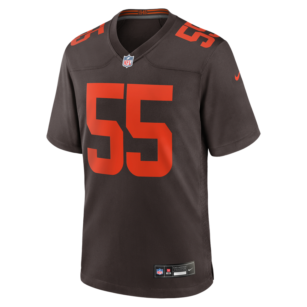Cleveland Browns Spencer Fano Nike Alternate Game Jersey - Brown