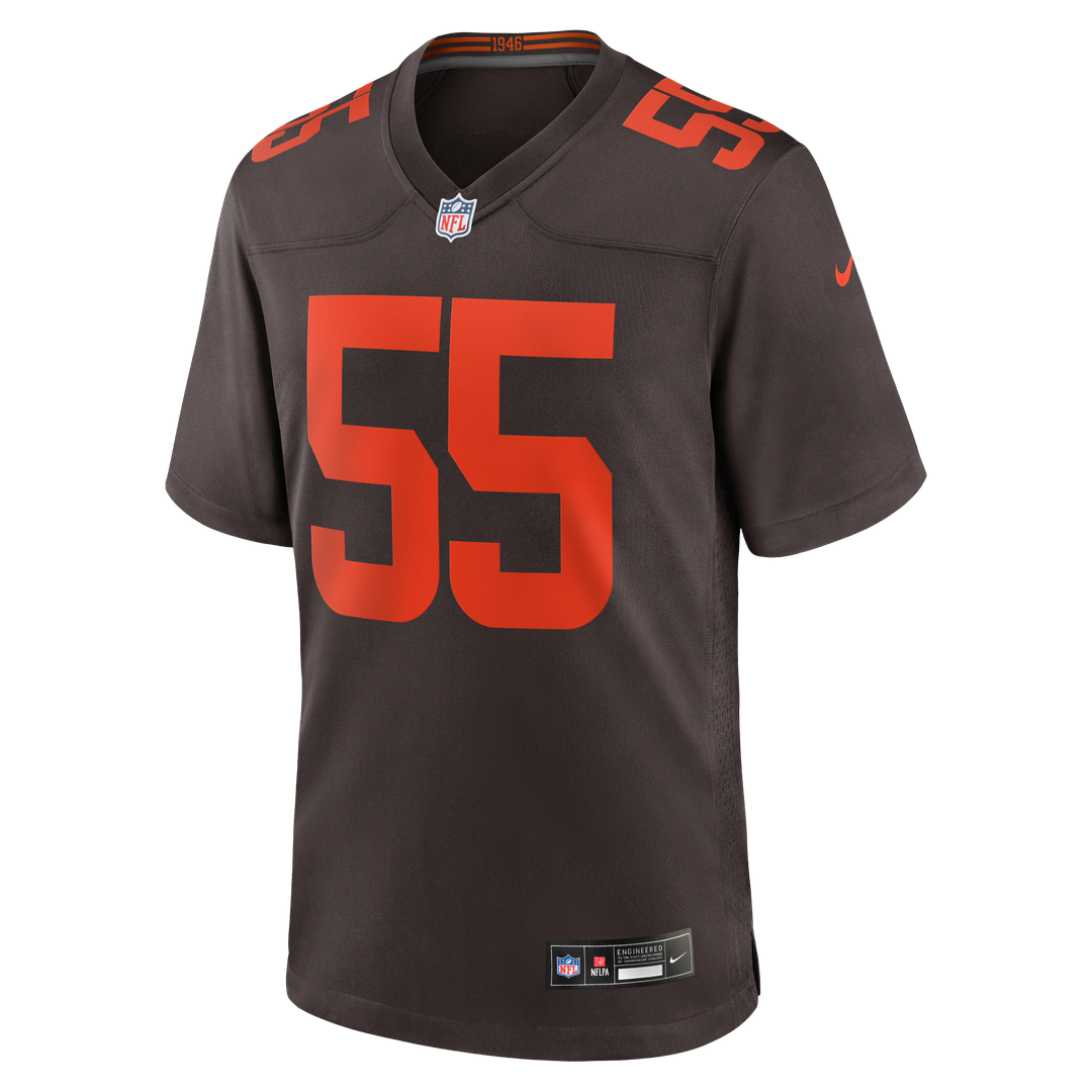 Cleveland Browns Spencer Fano Nike Alternate Game Jersey - Brown