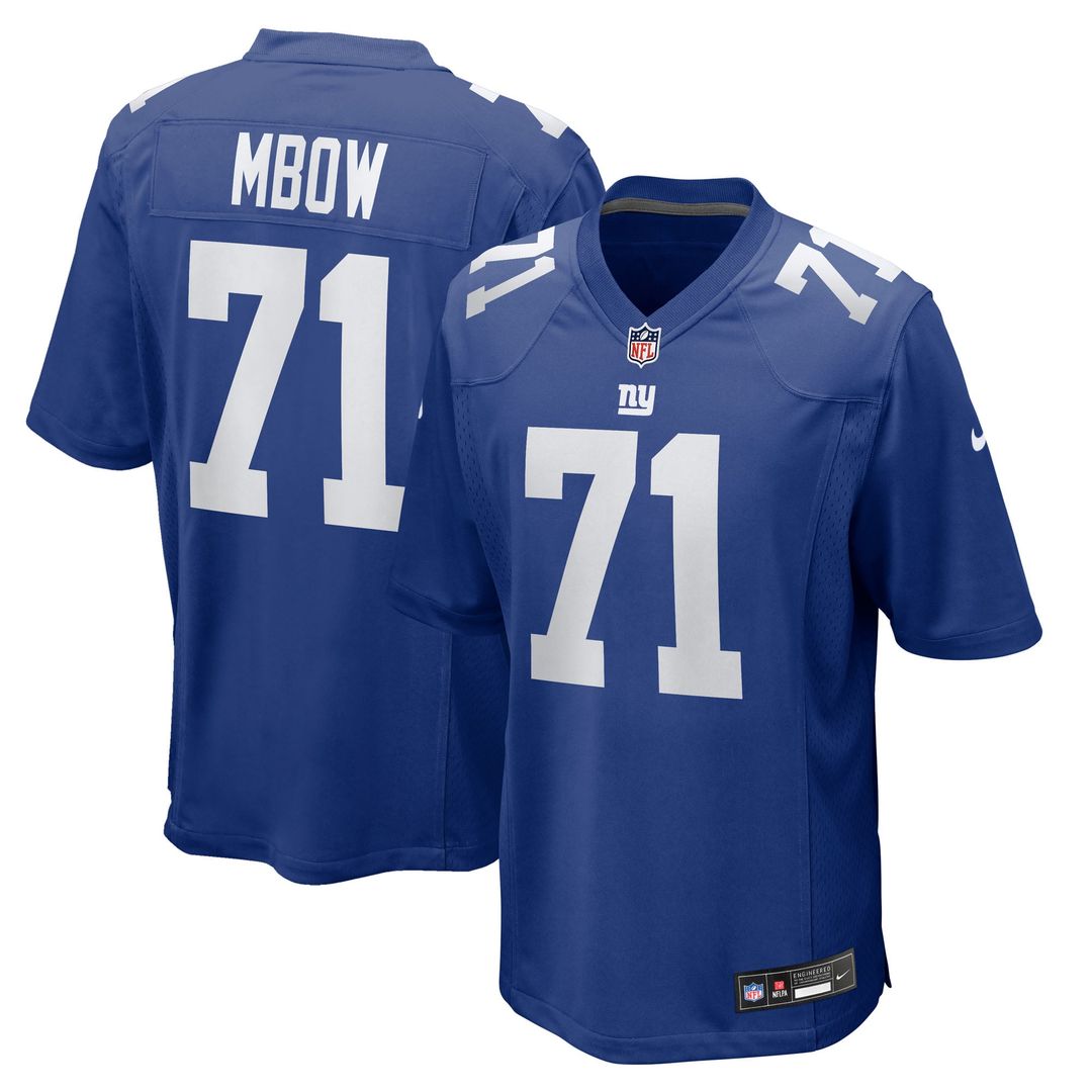 New York Giants Marcus Mbow Nike Team Game Jersey - Royal