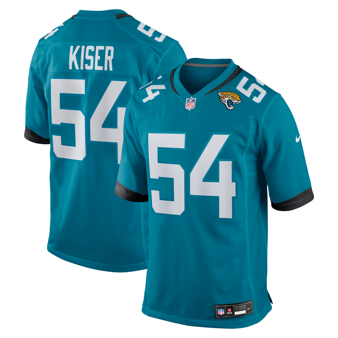 Jacksonville Jaguars Jack Kiser Nike Team Game Jersey - Teal