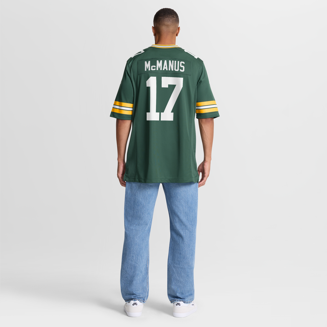 Green Bay Packers Brandon McManus Nike Team Game Jersey - Green