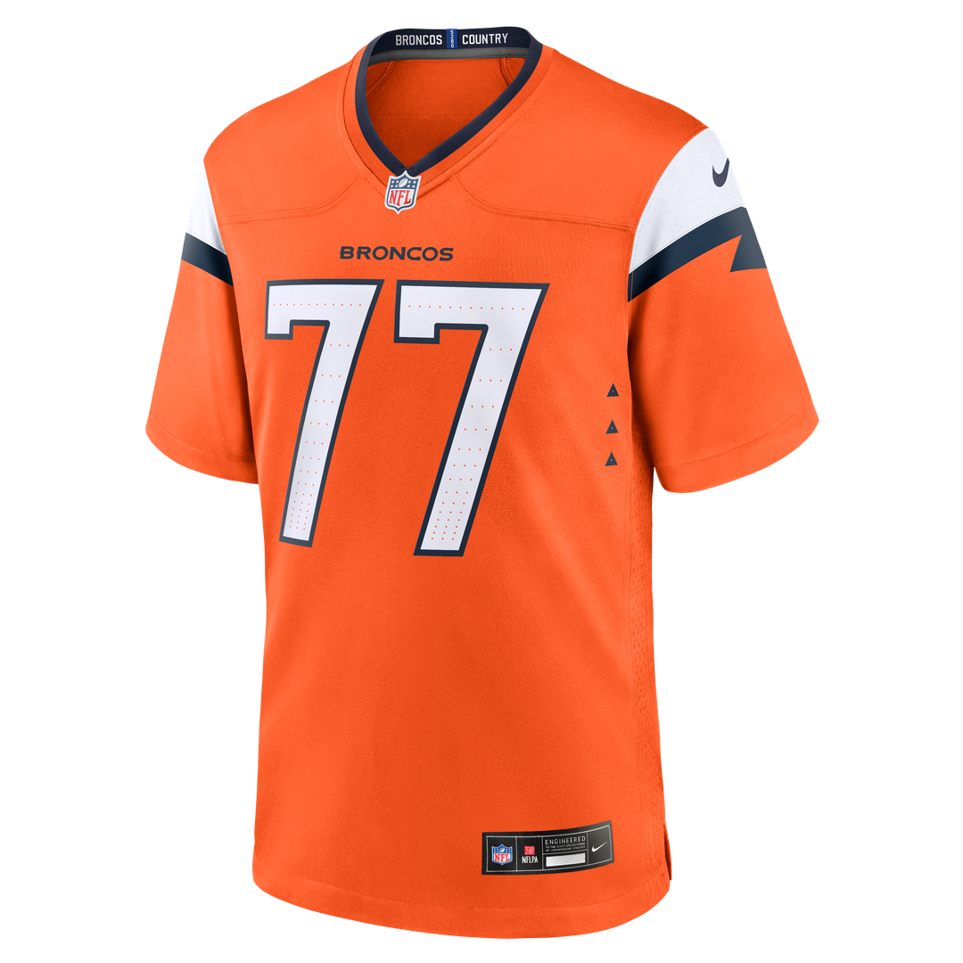 Denver Broncos Quinn Meinerz Nike Team Game Jersey - Orange