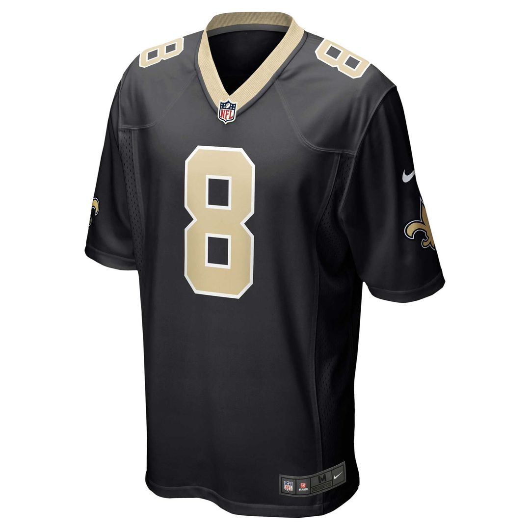 New Orleans Saints Archie Manning Nike Retired Player Game Jersey - Black