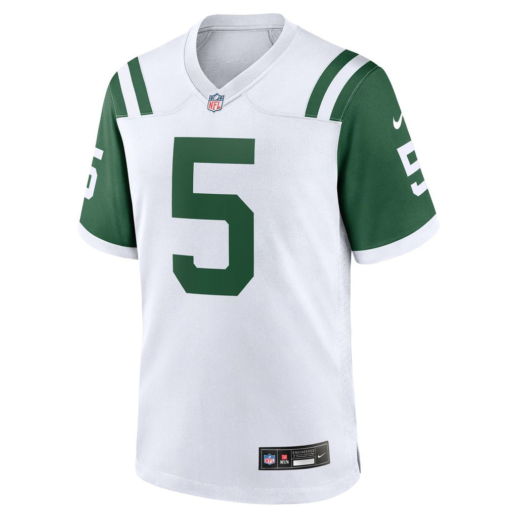 New York Jets Garrett Wilson Nike Classic Alternate Game Jersey - White