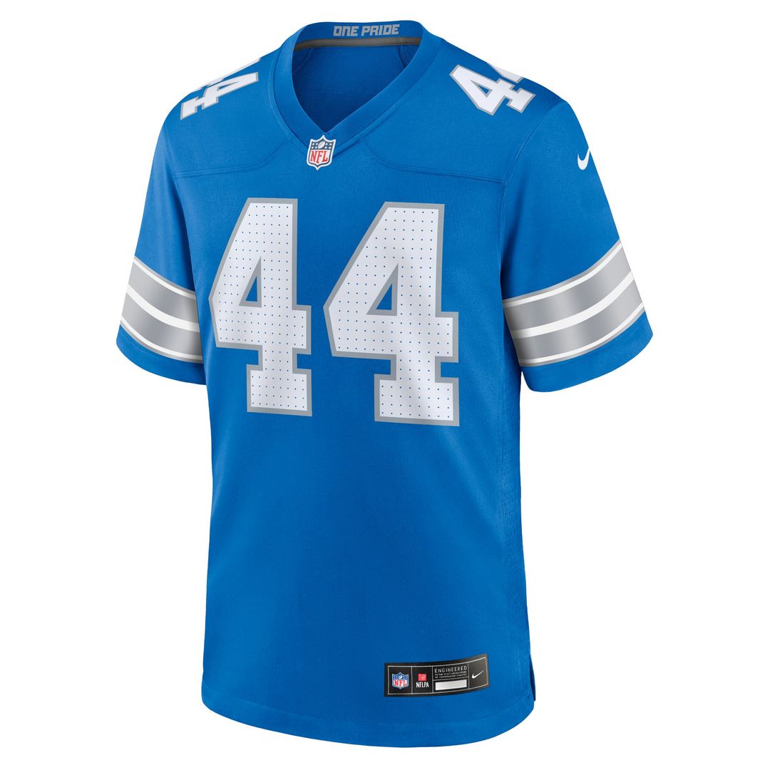 Detroit Lions Malcolm Rodriguez Nike Game Jersey - Blue