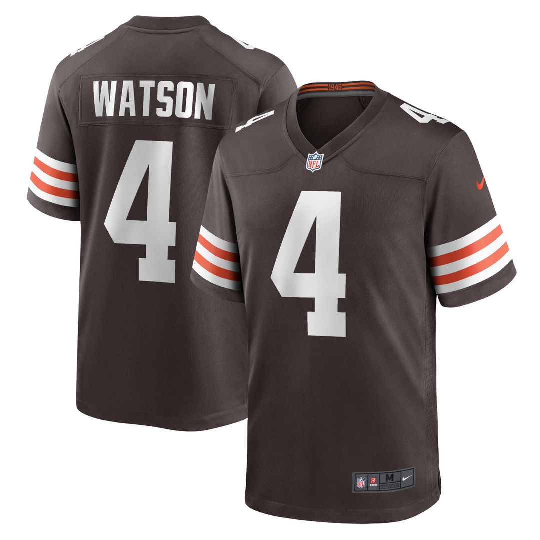 Cleveland Browns Deshaun Watson Nike Game Jersey - Brown