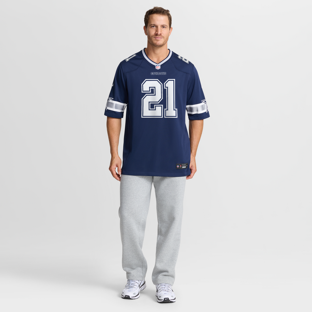 Dallas Cowboys Deion Sanders Nike Team Retired Player Game Jersey - Navy