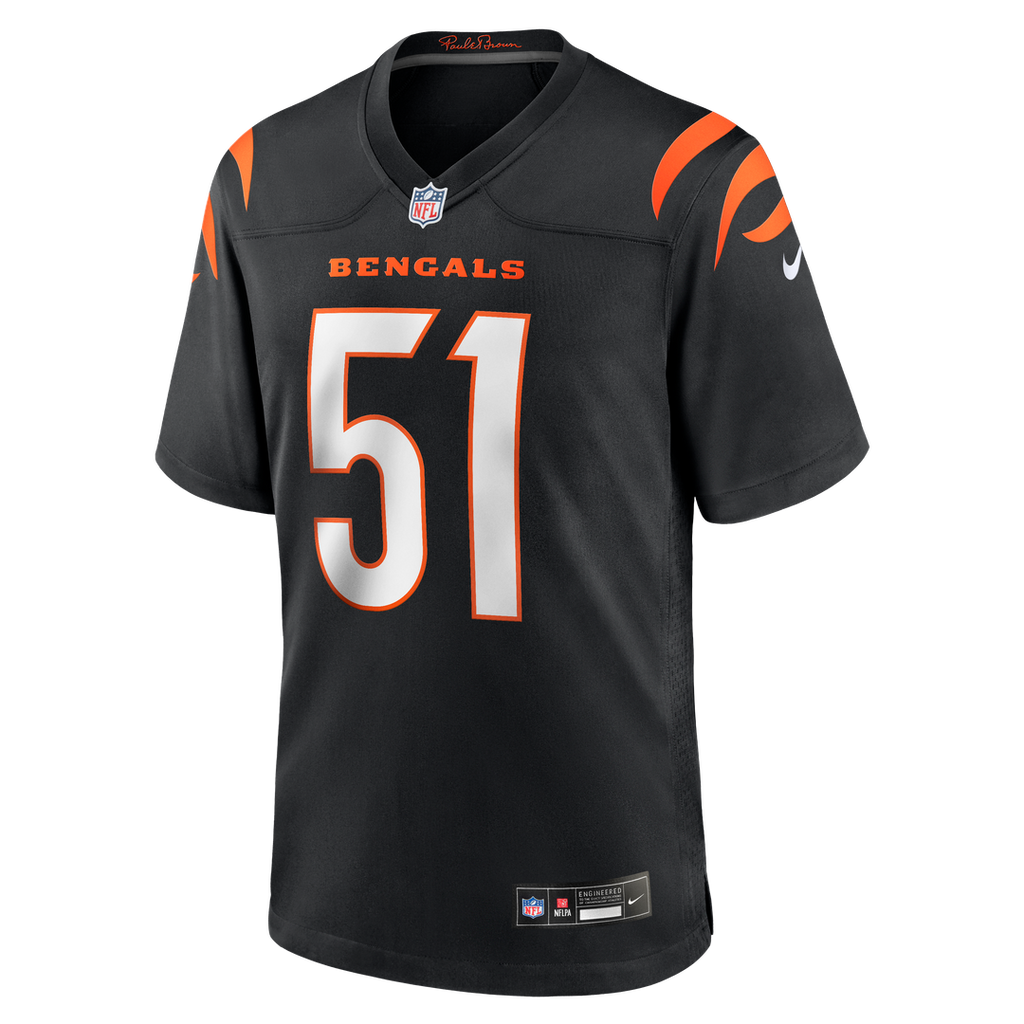 Cincinnati Bengals Isaiah Foskey Nike Team Game Jersey - Black
