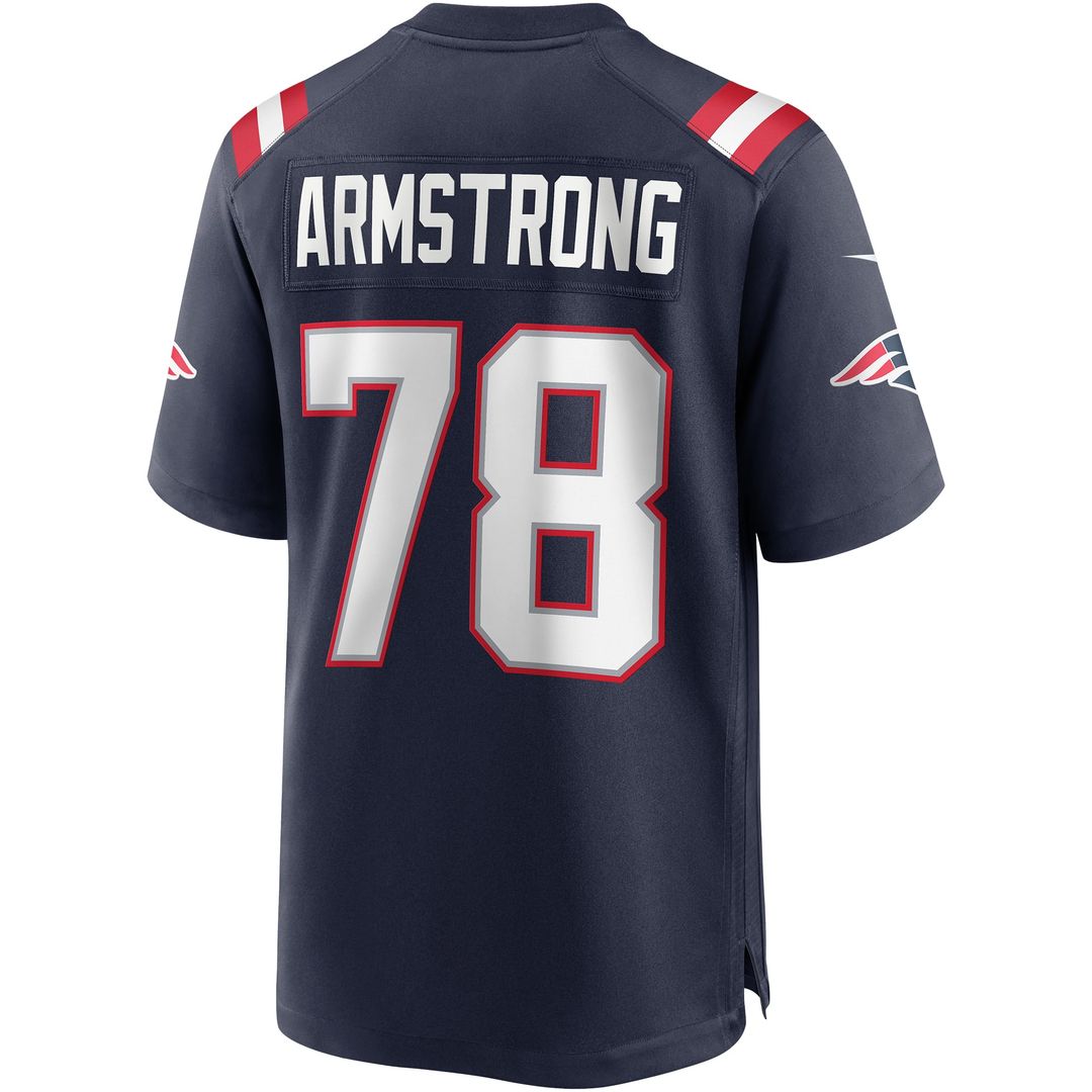 New England Patriots Bruce Armstrong Nike Game Retired Player Jersey - Navy