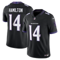 Baltimore Ravens Kyle Hamilton Nike Alternate Vapor F.U.S.E. Stitched Limited Jersey - Black