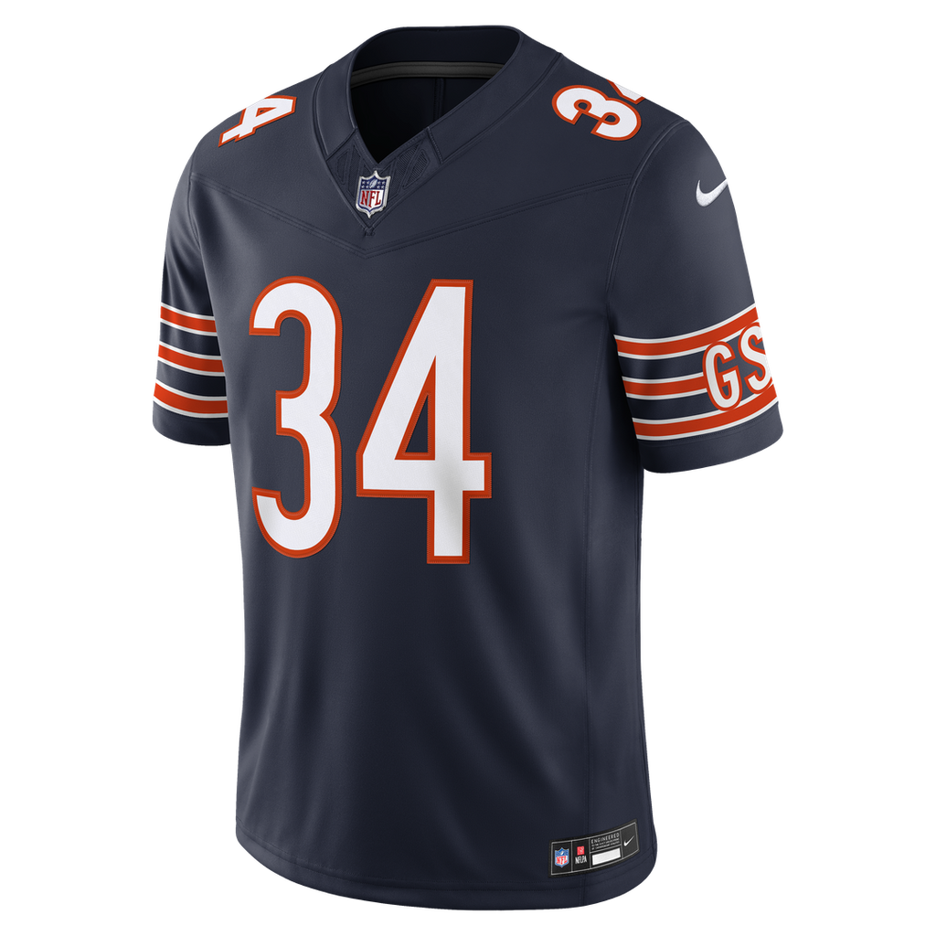 Chicago Bears Walter Payton Nike Vapor F.U.S.E. Stitched Retired Limited Jersey - Navy