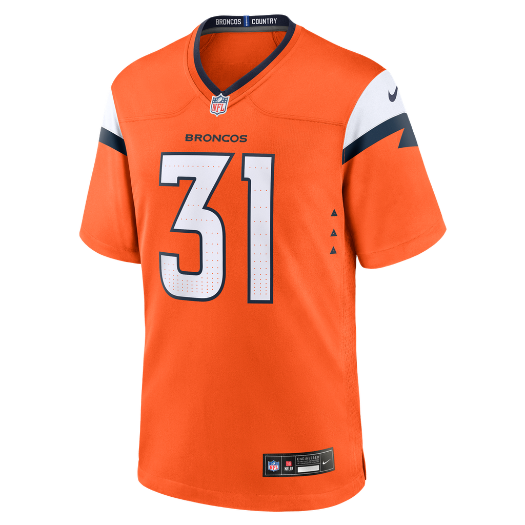 Denver Broncos Kris Abrams-Draine Nike Team Game Jersey - Orange