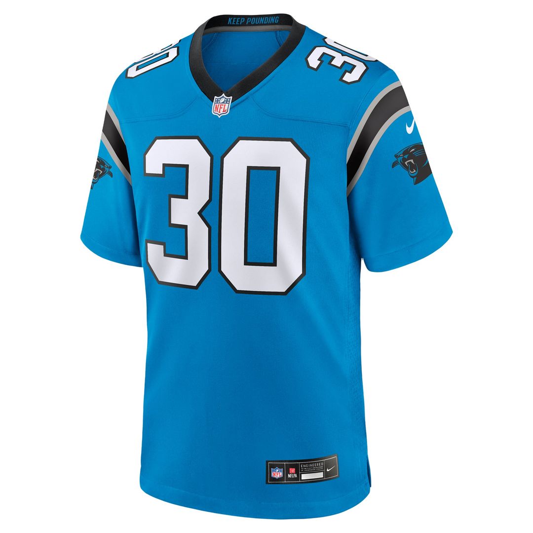 Carolina Panthers Chuba Hubbard Nike Alternate Game Jersey - Blue