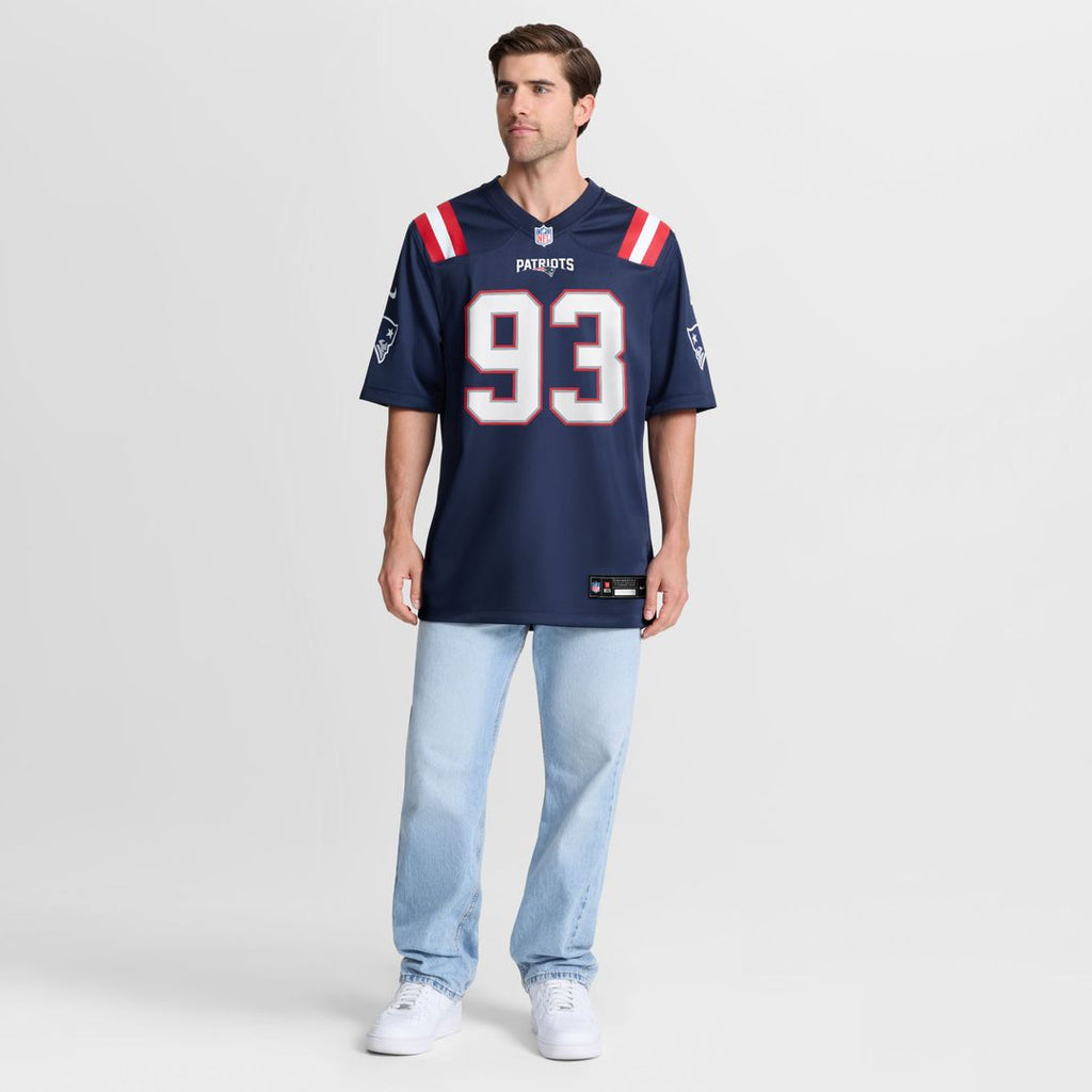 New England Patriots Leonard Taylor Nike Team Game Jersey - Navy