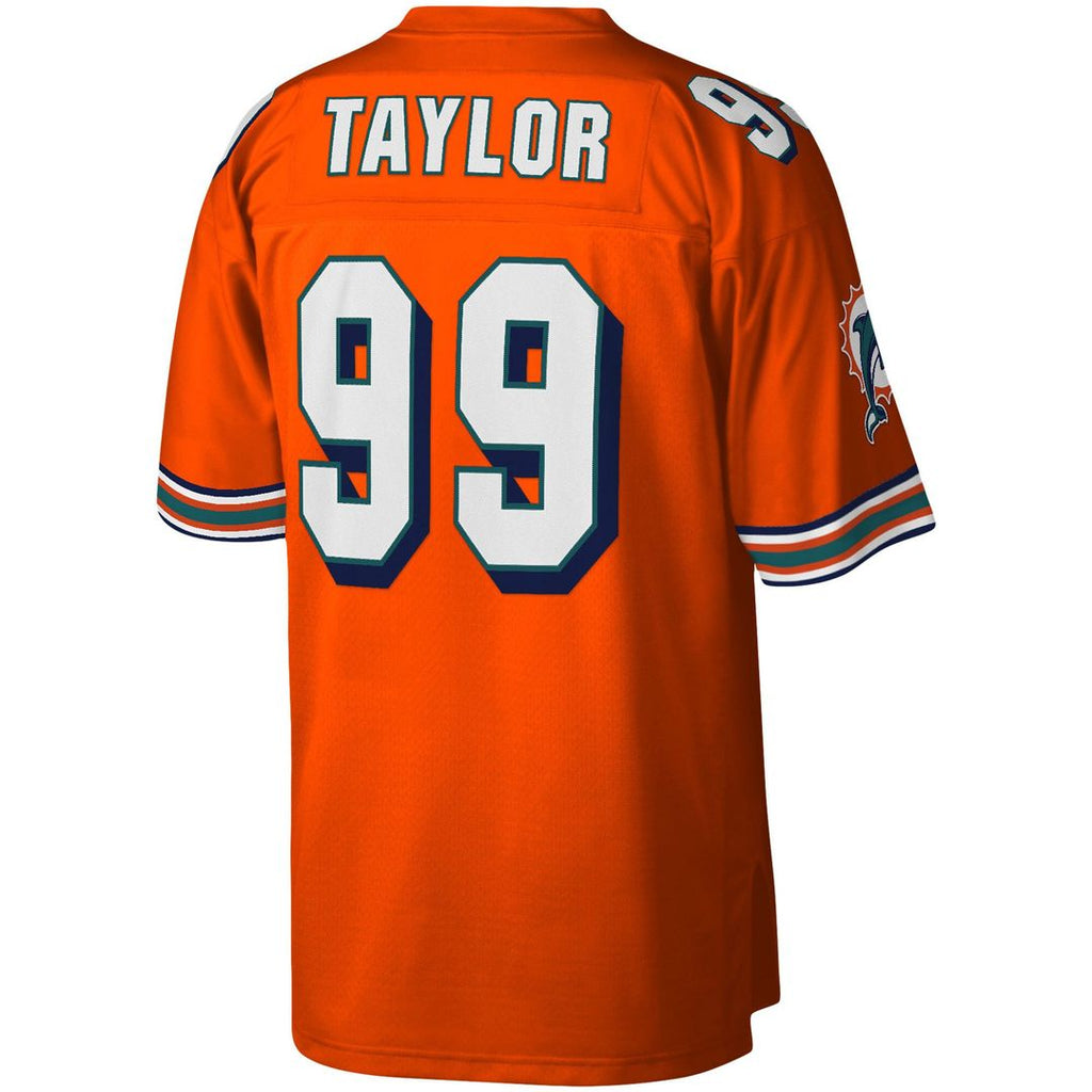 Miami Dolphins Jason Taylor Mitchell & Ness Big & Tall 2004 Retired Player Replica Jersey - Orange