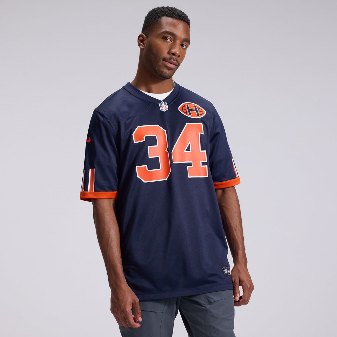 Chicago Bears Walter Payton Nike 2026 Rivalries Collection Game Jersey - Navy