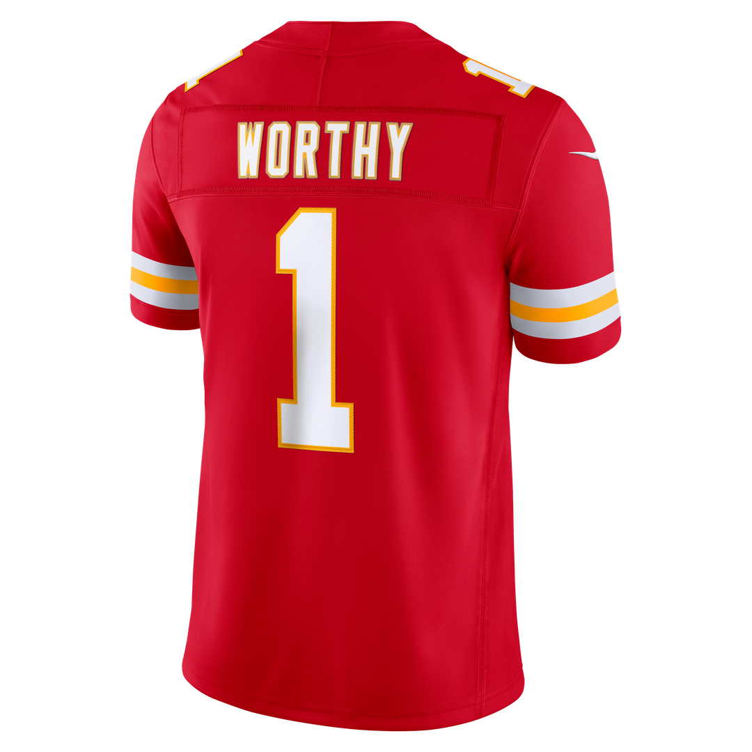 Kansas City Chiefs Xavier Worthy Nike Team Vapor F.U.S.E. Stitched Limited Jersey - Red