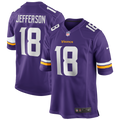 Minnesota Vikings Justin Jefferson Nike Player Game Jersey - Purple