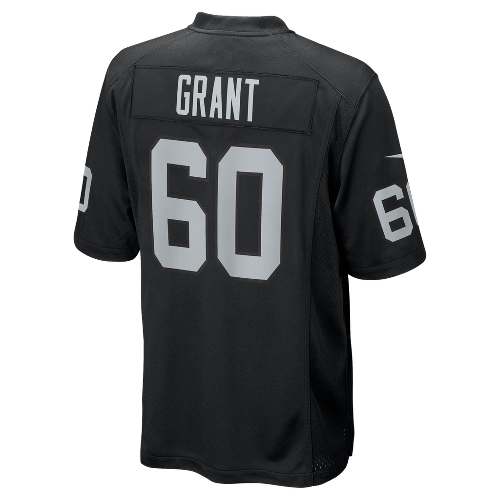 Las Vegas Raiders Charles Grant Nike Team Game Jersey - Black